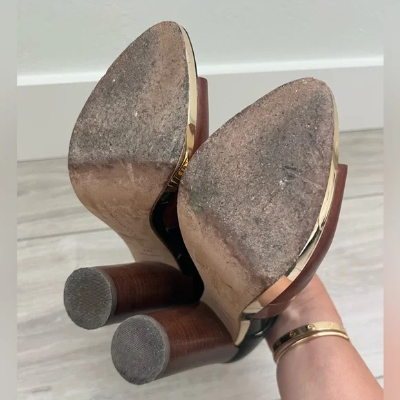 🛍️ Rebecca Minkoff Black/Brown Leather Rae Mules Multiple colors - Picture 5 of 9